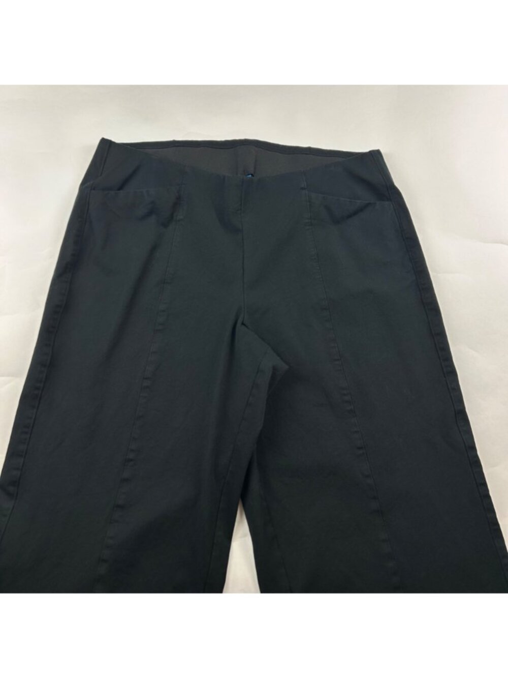 Old Navy Black Stretch Canvas High Rise Wide Leg Pixie Pant XL - Picture 2 of 8